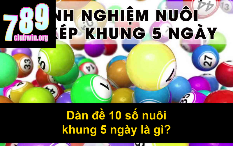 Dàn đề 10 số nuôi khung 5 ngày là gì