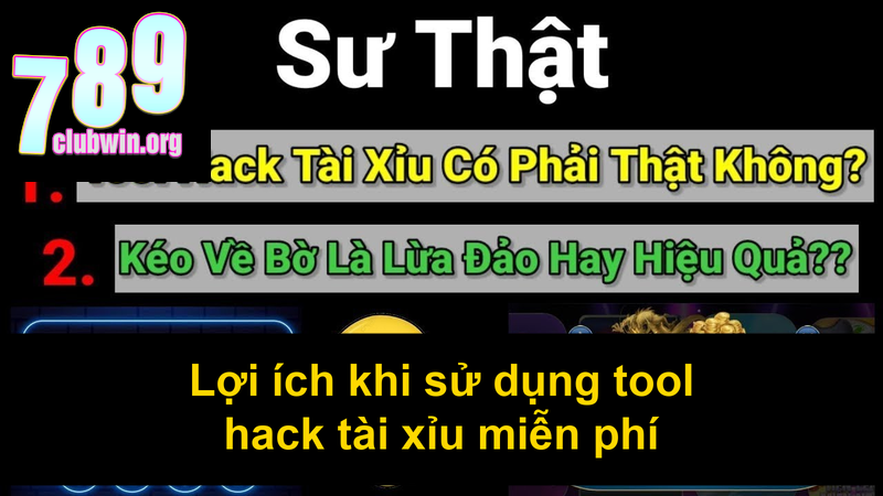 Lợi ích khi sử dụng tool hack tài xỉu miễn phí